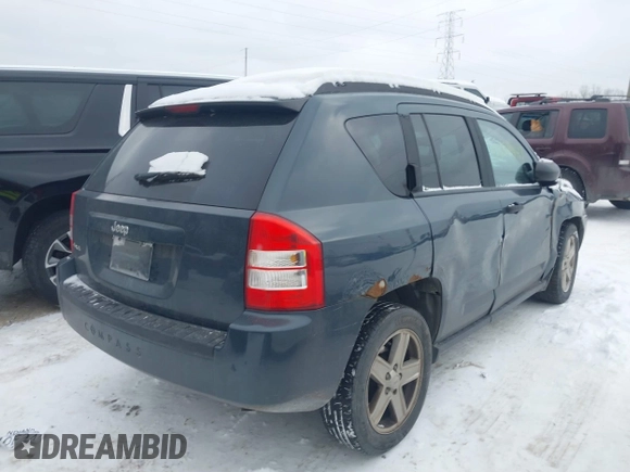 2007 Jeep Compass Sport with VIN 1J8FF47W37D260933, listed as a IAAI auction lot 41339447 with 0 mi miles. Bid and sale history available at carsss.com. Image 4.