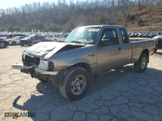 2005 Ford Ranger XLT with VIN 1FTZR45E75PA14694, listed as a Copart auction lot 44921905 with 127,304 mi miles and Salvage Title. Bid and sale history available at carsss.com. Image 1.