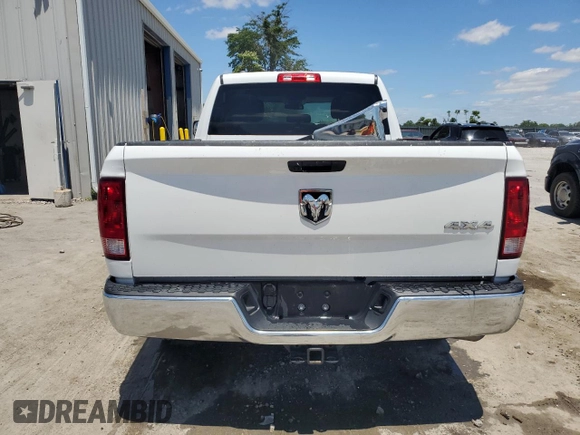 2022 Ram 1500 Tradesman with VIN 1C6RR7FG7NS199531, listed as a Copart auction lot 58174725 with 55,730 mi miles and Salvage title. Bid and sale history available at DreamBid. Image 6.