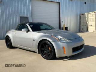 2005 Nissan 350Z Touring with VIN JN1AZ36AX5M760256, listed as a Copart auction lot 62198355 with 102,391 mi miles and Clean title. Bid and sale history available at DreamBid. Image 1.