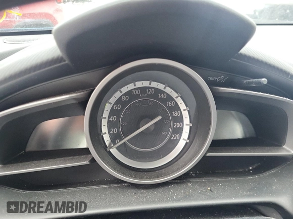 2017 Mazda CX-3 Sport with VIN JM1DKDB75H0141784, listed as a Copart auction lot 48358585 with 0 mi miles and Salvage Title. Bid and sale history available at carsss.com. Image 9.