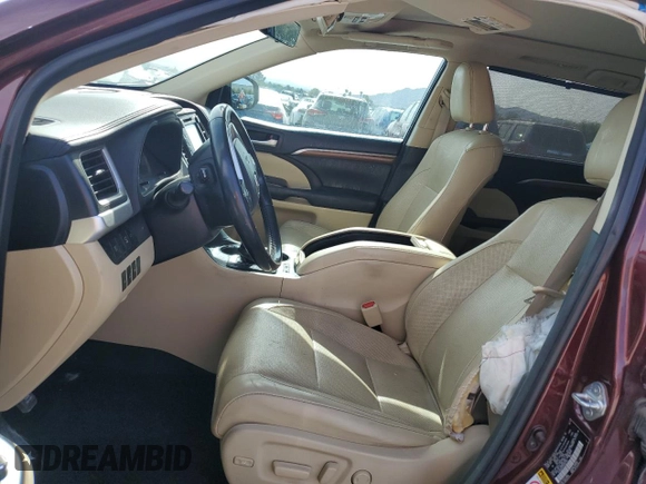 2017 Toyota Highlander Hybrid Limited with VIN 5TDDGRFH7HS032175, listed as a Copart auction lot 58597285 with 70,561 mi miles and Salvage title. Bid and sale history available at DreamBid. Image 7.
