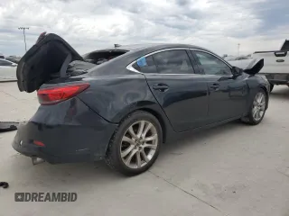 2017 Mazda Mazda6 Touring with VIN JM1GL1V53H1105492, listed as a Copart auction lot 89200735 with 0 mi miles and Salvage Title. Bid and sale history available at carsss.com. Image 3.