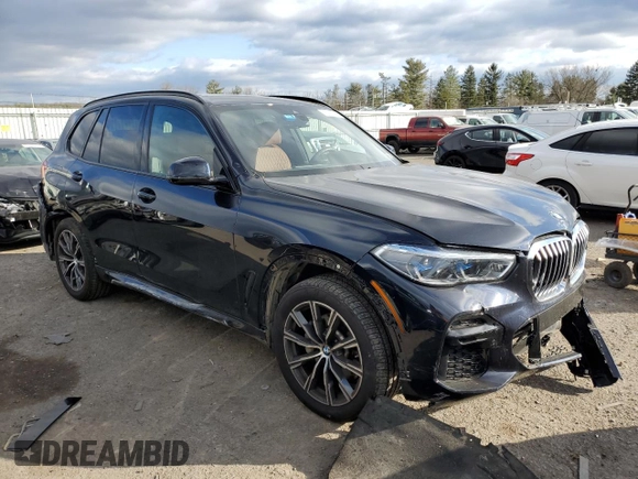 2022 BMW X5 xDrive40i with VIN 5UXCR6C07N9J48052, listed as a Copart auction lot 37326233 with 7,804 mi miles. Bid and sale history available at carsss.com. Image 4.