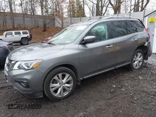 2018 Nissan Pathfinder SL with VIN 5N1DR2MM9JC621801, listed as a IAAI auction lot 41924143 with 80,325 mi miles and . Bid and sale history available at DreamBid. Image 17.