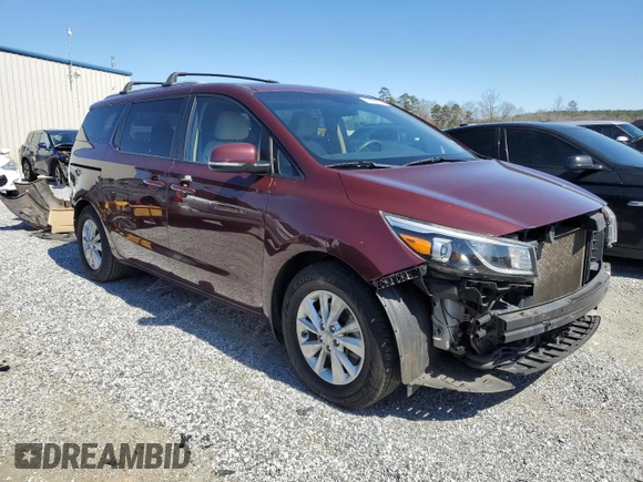 2015 Kia Sedona LX with VIN KNDMB5C15F6020392, listed as a Copart auction lot 49422195 with 176,461 mi miles and Salvage Title. Bid and sale history available at carsss.com. Image 4.