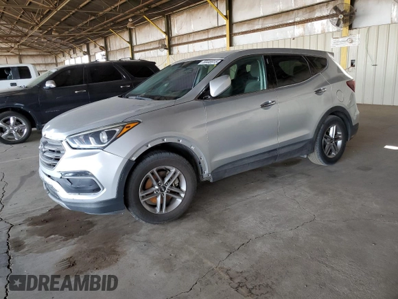 2017 Hyundai Santa Fe 2.4L z VIN 5XYZT3LB7HG495591, wystawiony jako Copart lot #58446915 z przebiegiem Nie podano mil oraz Czysty tytuł • Clean title. Historia ofert i sprzedaży dostępna na DreamBid. Obrazek 1.