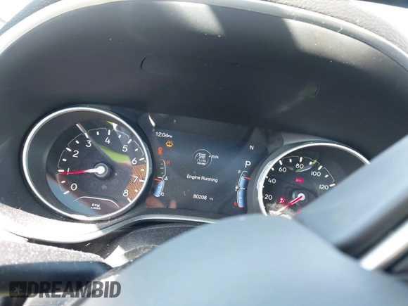2018 Jeep Compass Limited with VIN 3C4NJDCB7JT361639, listed as a IAAI auction lot 41850166 with 80,208 mi miles. Bid and sale history available at carsss.com. Image 7.