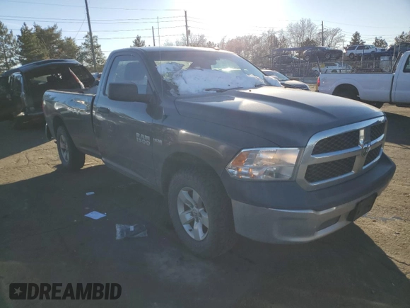 2014 Ram 1500 Tradesman with VIN 3C6JR7DT1EG187654, listed as a Copart auction lot 82418614 with 142,979 mi miles and Salvage title. Bid and sale history available at DreamBid. Image 4.