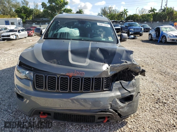 2021 Jeep Grand Cherokee Trailhawk with VIN 1C4RJFLGXMC880340, listed as a Copart auction lot 85877854 with 44,276 mi miles and Non Repairable. Bid and sale history available at carsss.com. Image 5.