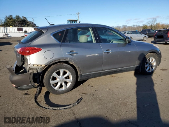 2010 Infiniti EX Journey with VIN JN1AJ0HR4AM753001, listed as a Copart auction lot 41566195 with 167,771 mi miles and Salvage Title. Bid and sale history available at DreamBid. Image 3.