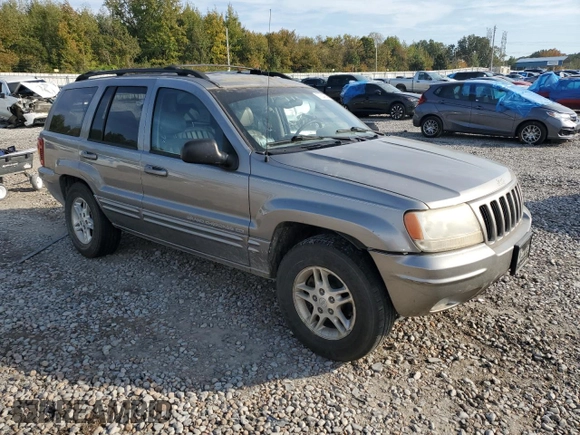 1999 Jeep Grand Cherokee Limited with VIN 1J4G268S7XC668348, listed as a Copart auction lot 77824084 with 165,779 mi miles and Salvage title. Bid and sale history available at DreamBid. Image 4.
