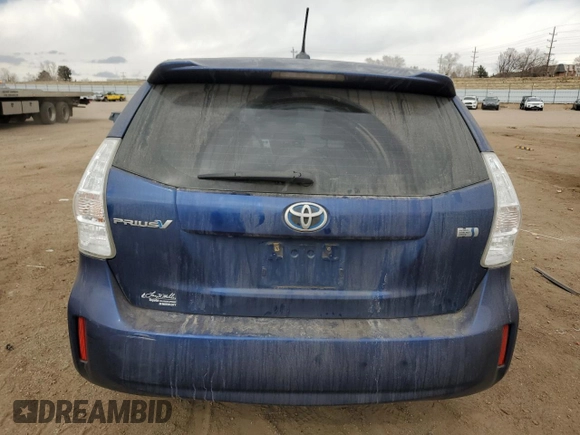2012 Toyota Prius Two with VIN JTDZN3EUXC3152649, listed as a Copart auction lot 51995235 with 162,140 mi miles and Salvage Title. Bid and sale history available at DreamBid. Image 6.