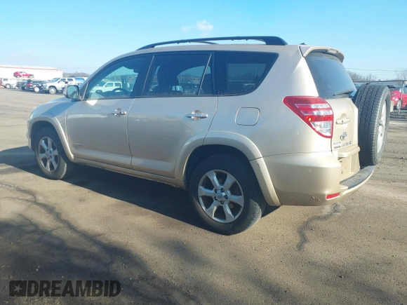 2010 Toyota RAV4 Ltd with VIN JTMDF4DV1A5020971, listed as a IAAI auction lot 41336888 with 214,838 mi miles. Bid and sale history available at carsss.com. Image 3.