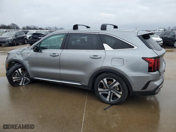 2023 Kia Sorento Hybrid EX with VIN KNDRHDLG9P5223960, listed as a Copart auction lot 45123105 with 84,581 mi miles and Salvage Title. Bid and sale history available at carsss.com. Image 2.