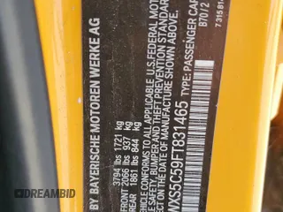 2015 MINI Hardtop 4 Door z VIN WMWXS5C59FT831465, wystawiony jako Copart lot #57534805 z przebiegiem Nie podano mil oraz Czysty tytuł • Clean title. Historia ofert i sprzedaży dostępna na DreamBid. Obrazek 13.