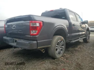 2022 Ford F-150 XL with VIN 1FTFW1E58NFB96650, listed as a Copart auction lot 45778235 with 52,479 mi miles and Salvage Title. Bid and sale history available at carsss.com. Image 3.
