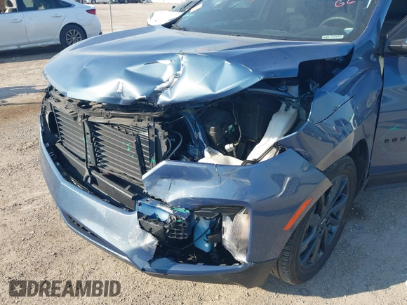 2024 Chevrolet Equinox RS with VIN 3GNAXWEG4RL166568, listed as a IAAI auction lot 42218169 with 14,019 mi miles and . Bid and sale history available at DreamBid. Image 6.