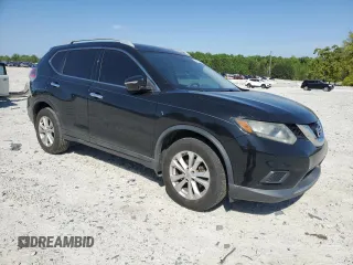 2014 Nissan Rogue SV with VIN 5N1AT2MT3EC807786, listed as a Copart auction lot 53533715 with 153,239 mi miles and Salvage Title. Bid and sale history available at DreamBid. Image 4.