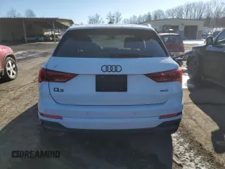 2022 Audi Q3 S line Premium Plus with VIN WA1EECF38N1075972, listed as a Copart auction lot 42733755 with 59,152 mi miles and Non Repairable. Bid and sale history available at carsss.com. Image 6.
