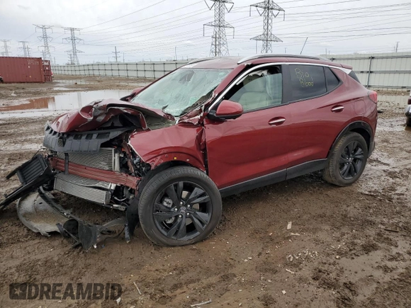 2024 Buick Encore GX Sport Touring z VIN KL4AMESLXRB208752, wystawiony jako Copart lot #51360695 z przebiegiem Nie podano mil oraz Szkoda całkowita • Salvage title. Historia ofert i sprzedaży dostępna na DreamBid. Obrazek 1.