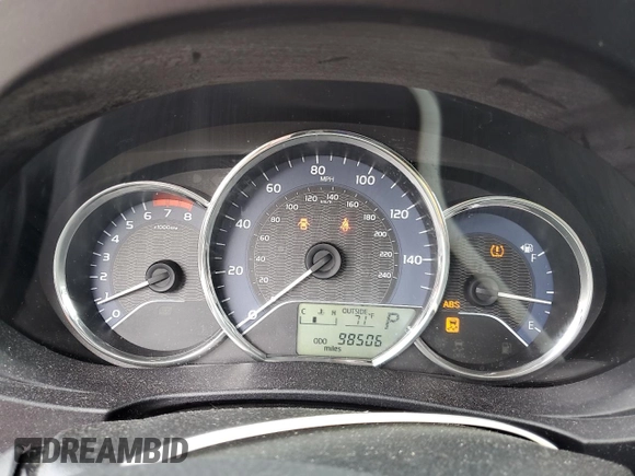 2014 Toyota Corolla L с VIN 5YFBURHE1EP050694, выставлен на аукционе Copart как лот 56353655 с пробегом 98 506 миль миль и Чистый • Clean title. История ставок и продаж доступна на DreamBid. Изображение 9.