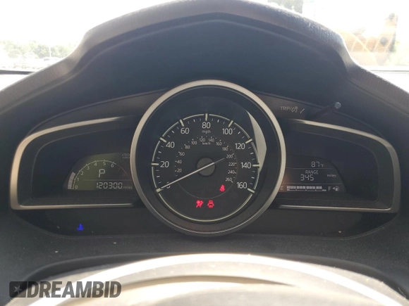 2017 Mazda 3 Touring with VIN JM1BN1V73H1125859, listed as a Copart auction lot 65023235 with 120,300 mi miles and Salvage title. Bid and sale history available at DreamBid. Image 9.