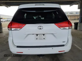 2012 Toyota Sienna XLE AAS with VIN 5TDYK3DC7CS275496, listed as a Copart auction lot 62612815 with 130,027 mi miles and Salvage title. Bid and sale history available at DreamBid. Image 6.