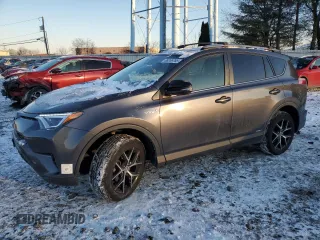 2017 Toyota RAV4 Hybrid SE with VIN JTMJJREV1HD085168, listed as a Copart auction lot 89269765 with 55,933 mi miles and Salvage Title. Bid and sale history available at carsss.com. Image 1.