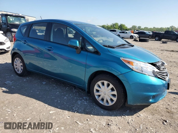 2014 Nissan Note SV with VIN 3N1CE2CP7EL426123, listed as a Copart auction lot 55440145 with 86,912 mi miles and Salvage title. Bid and sale history available at DreamBid. Image 4.