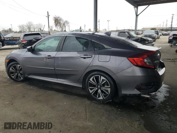 2017 Honda Civic EX-T with VIN 19XFC1E35HE025781, listed as a Copart auction lot 86447594 with Not Provided miles and Salvage Title. Bid and sale history available at DreamBid. Image 2.