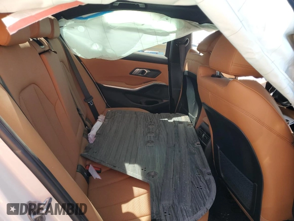 2022 BMW 3 Series 330i with VIN 3MW5R1J05N8C31289, listed as a Copart auction lot 52335505 with Not provided miles and Salvage title. Bid and sale history available at DreamBid. Image 10.