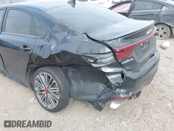 2024 Kia Forte GT with VIN 3KPF44AC7RE771672, listed as a IAAI auction lot 41681846 with 8,270 mi miles and . Bid and sale history available at DreamBid. Image 6.