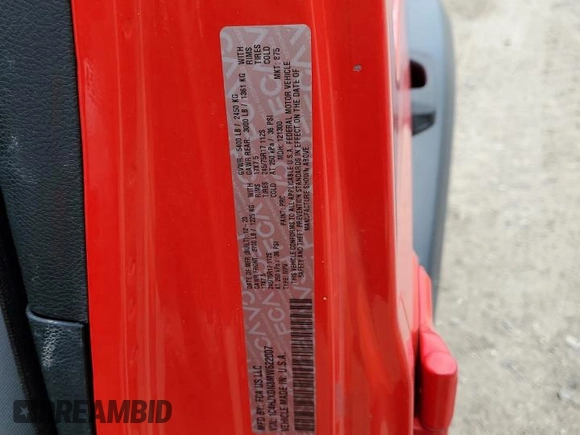 2021 Jeep Wrangler Unlimited Sport S with VIN 1C4HJXDN8MW622007, listed as a Copart auction lot 55930305 with Not provided miles and Salvage title. Bid and sale history available at DreamBid. Image 12.