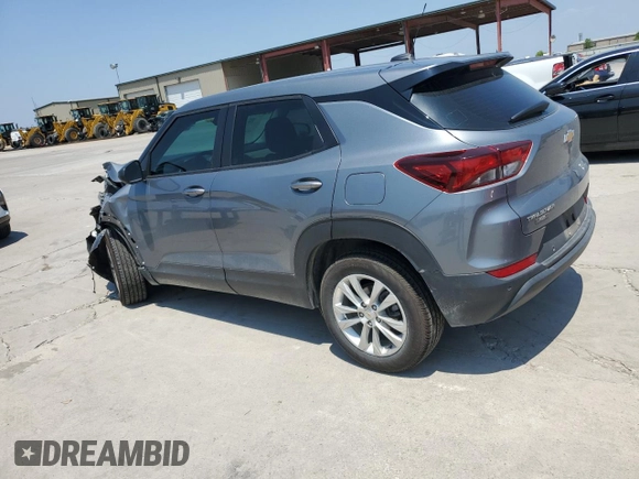 2021 Chevrolet TrailBlazer LS with VIN KL79MMS21MB180727, listed as a Copart auction lot 66133324 with 49,328 mi miles and Salvage Title. Bid and sale history available at DreamBid. Image 2.