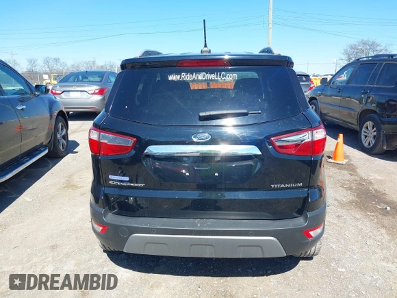 2019 Ford EcoSport Titanium with VIN MAJ3S2KE4KC307481, listed as a IAAI auction lot 41737442 with 41,524 mi miles and . Bid and sale history available at DreamBid. Image 17.