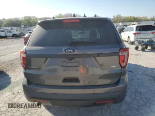 2016 Ford Utility Police Interceptor with VIN 1FM5K8AR9GGD04338, listed as a Copart auction lot 75249224 with 0 mi miles and Salvage Title. Bid and sale history available at carsss.com. Image 6.