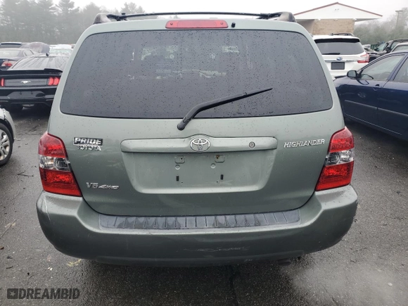 2006 Toyota Highlander with VIN JTEHP21A260167272, listed as a Copart auction lot 83008034 with 191,869 mi miles and Non Repairable. Bid and sale history available at carsss.com. Image 6.