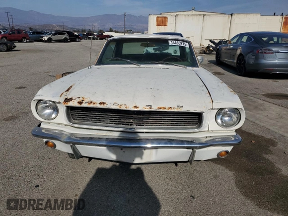 1966 Ford Mustang z VIN 6R07T150972, wystawiony jako Copart lot #43465275 z przebiegiem 27 105 mil mil oraz Czysty tytuł • Clean title. Historia ofert i sprzedaży dostępna na DreamBid. Obrazek 5.
