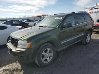 2007 Jeep Grand Cherokee Limited with VIN 1J8HR58P47C532490, listed as a Copart auction lot 43795435 with 146,480 mi miles and Salvage Title. Bid and sale history available at carsss.com. Image 1.
