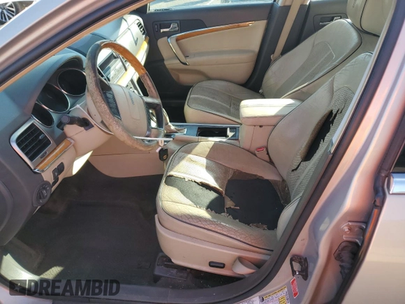 2010 Lincoln MKZ with VIN 3LNHL2GC6AR620211, listed as a Copart auction lot 52112215 with 156,111 mi miles and Non Repairable. Bid and sale history available at DreamBid. Image 7.