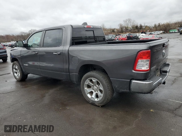 2019 Ram 1500 Big Horn/Lone Star with VIN 1C6SRFFT9KN644239, listed as a Copart auction lot 51604025 with 72,375 mi miles and Salvage Title. Bid and sale history available at carsss.com. Image 2.