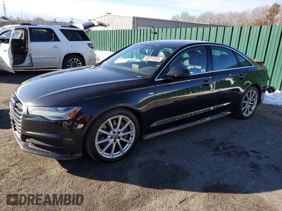 2017 Audi A6 Premium Plus with VIN WAUG8AFCXHN047689, listed as a Copart auction lot 43211325 with 130,169 mi miles and Salvage Title. Bid and sale history available at carsss.com. Image 1.