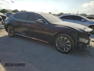 2020 Lexus LS with VIN JTHD51FF3L5012492, listed as a Copart auction lot 43847745 with 61,153 mi miles and Non Repairable. Bid and sale history available at carsss.com. Image 4.