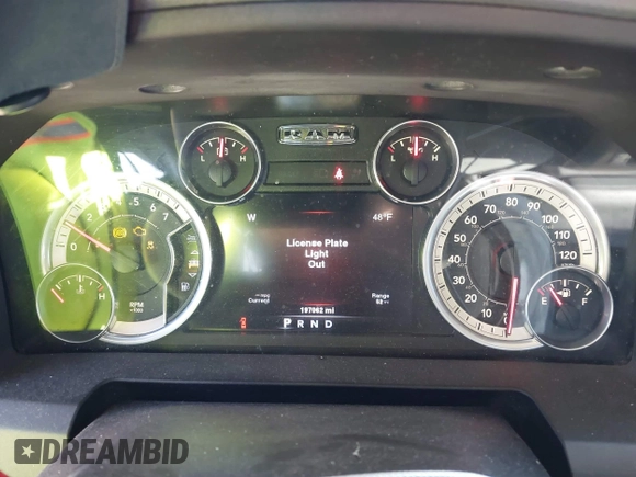 2013 Ram 1500 Outdoorsman with VIN 1C6RR7LT4DS710807, listed as a IAAI auction lot 41736913 with 197,062 mi miles. Bid and sale history available at carsss.com. Image 7.