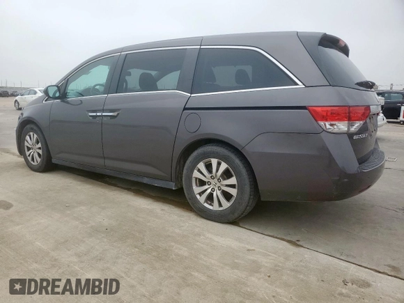 2016 Honda Odyssey EX-L with VIN 5FNRL5H63GB123050, listed as a Copart auction lot 55288945 with 96,613 mi miles and Salvage Title. Bid and sale history available at DreamBid. Image 2.