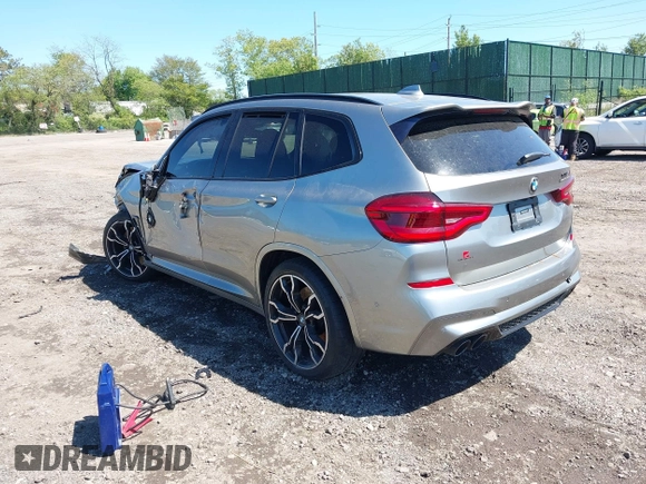 2021 BMW X3 M with VIN 5YMTS0C01M9G99914, listed as a IAAI auction lot 42190720 with 42,917 mi miles and . Bid and sale history available at DreamBid. Image 3.