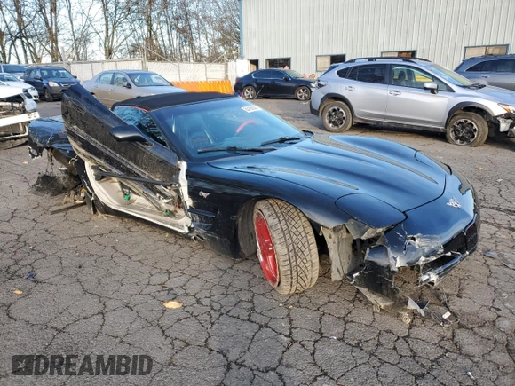 2003 Chevrolet Corvette with VIN 1G1YY32G535134462, listed as a Copart auction lot 84108394 with Not Provided miles and Salvage Title. Bid and sale history available at carsss.com. Image 4.