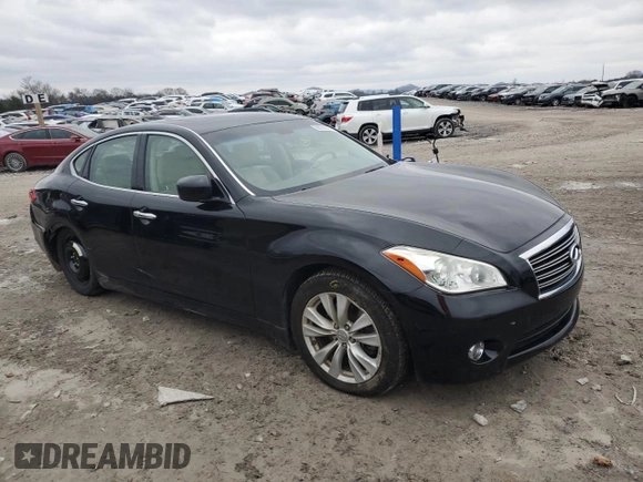 2011 Infiniti M37 with VIN JN1BY1AR9BM375839, listed as a Copart auction lot 86000874 with 106,286 mi miles and Clean Title. Bid and sale history available at carsss.com. Image 4.