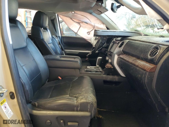2017 Toyota Tundra 4WD Limited with VIN 5TFHW5F11HX638100, listed as a Copart auction lot 48667665 with 0 mi miles and Non Repairable. Bid and sale history available at carsss.com. Image 7.
